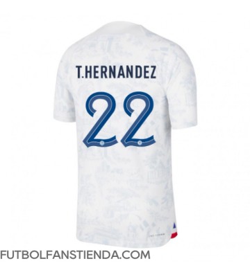 Francia Theo Hernandez #22 Segunda Equipación Mundial 2022 Manga Corta